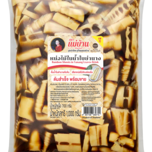 หน่อไม้ในน้ำใบย่านาง 150 กรัม ตราแม่บ้าน