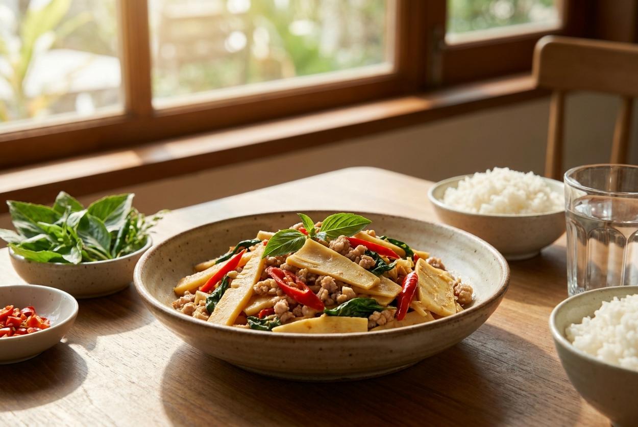 เคล็ดลับทำเมนู ‘หน่อไม้ร้านอาหาร’ ให้กรอบอร่อย หายขม ไม่ต้องง้อร้าน!